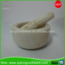 Hot sale marble/granite stone mortar and pestle cutting tools stone morter sets and pestle